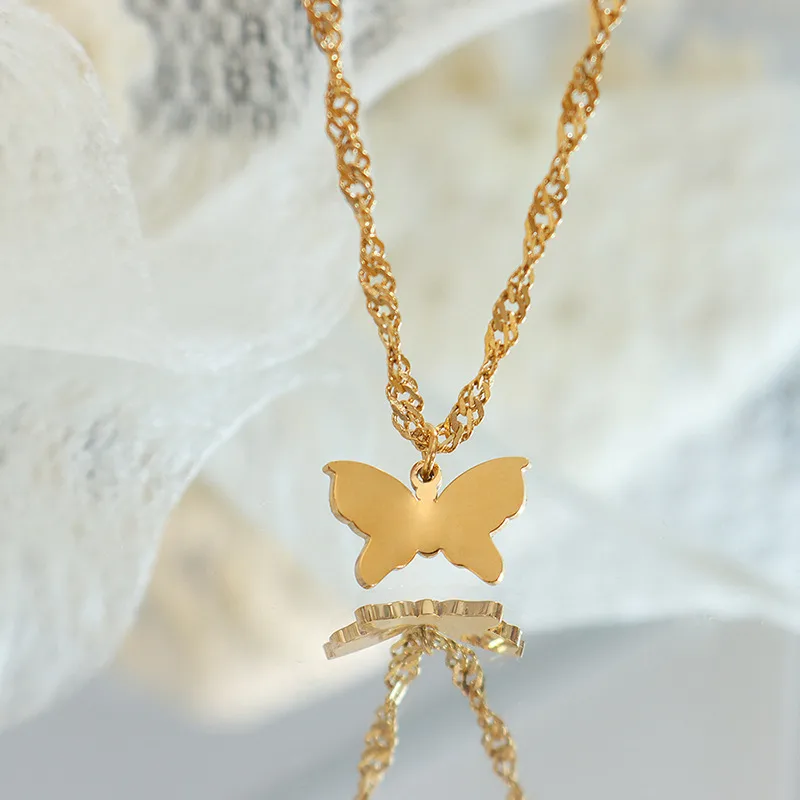 Butterfly Pendant Necklace